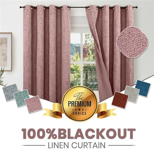Thermal linen 100 blackout - thermal,