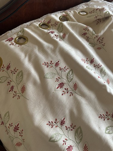 Floral embroidered eyelet - floral,