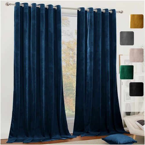 Thick heavy velvet curtains - thick,