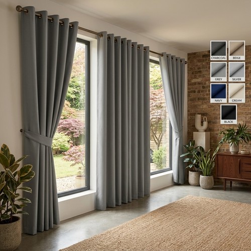 2pcs blackout curtains - 2pcs,