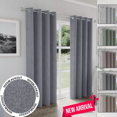 Total blackout curtains eyelet - blackout,