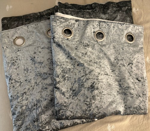 Next crushed velvet look - velvet, grey