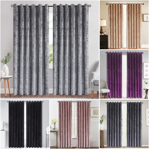 Luxury crushed velvet curtains - luxury,