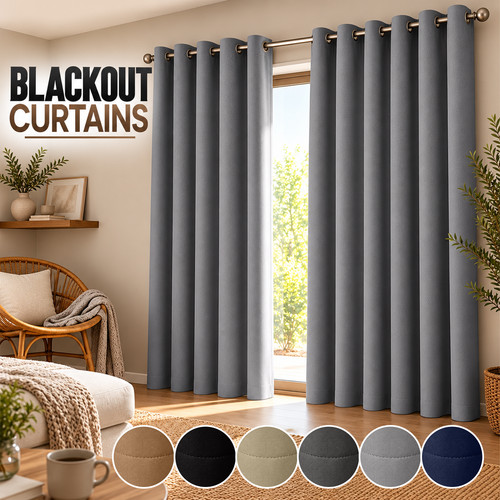 Blackout curtains thermal - blackout,