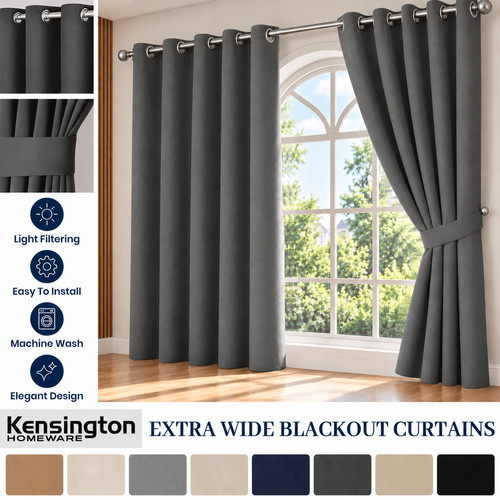 Extra wide blackout - wide, curtains