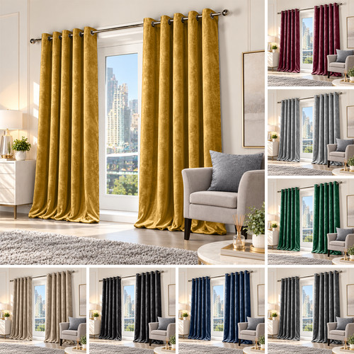 Crushed velvet blackout - velvet,