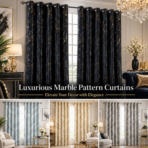 Blackout thermal curtains pair - blackout,