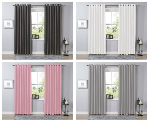 Blackout eyelet curtains - eyelet,