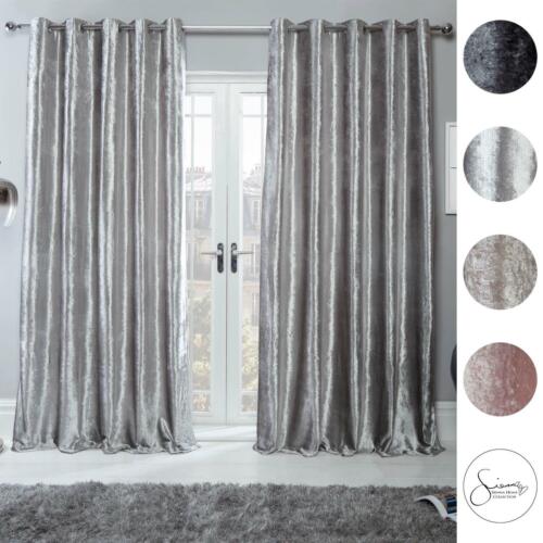 Ohs crushed velvet curtains - crushed,